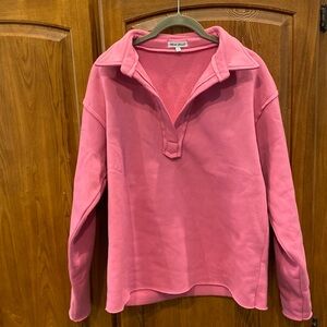 White birch collared sweatshirt size small